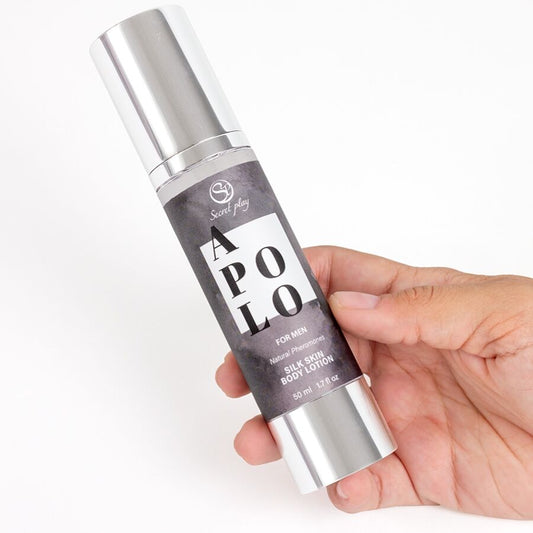 SECRETPLAY - LOÇÃO DE PELE APOLO SILK PARA HOMENS 50 ML