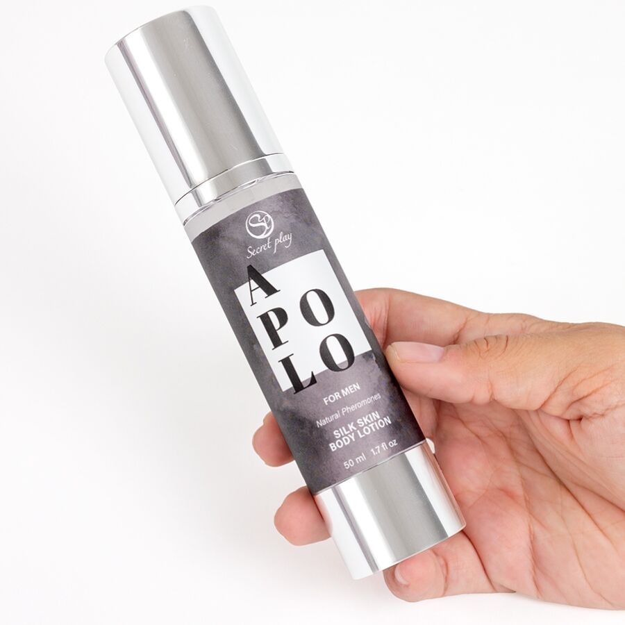 SECRETPLAY - LOÇÃO DE PELE APOLO SILK PARA HOMENS 50 ML