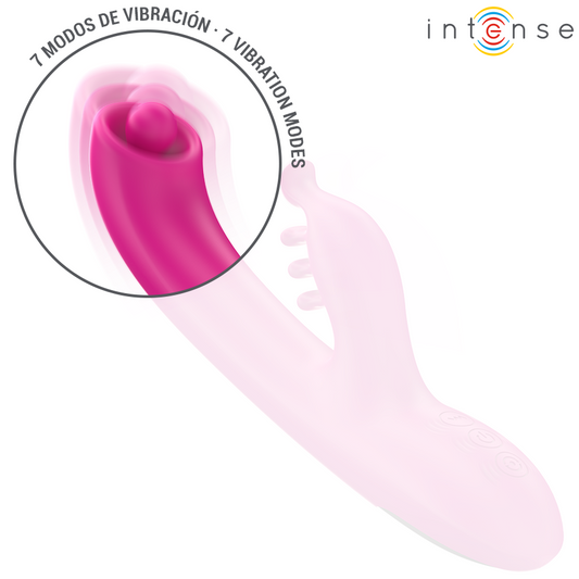 INTENSE - CHRISTINA MULTIFUNCIONAL RABBIT VIBRADOR 22,5 CM ROSA