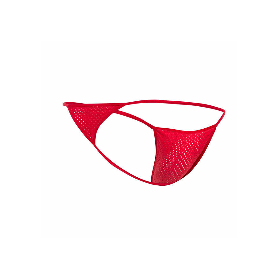 MOB - MICROFIBRA VERMELHA V-STRING TAMANHO L/XL