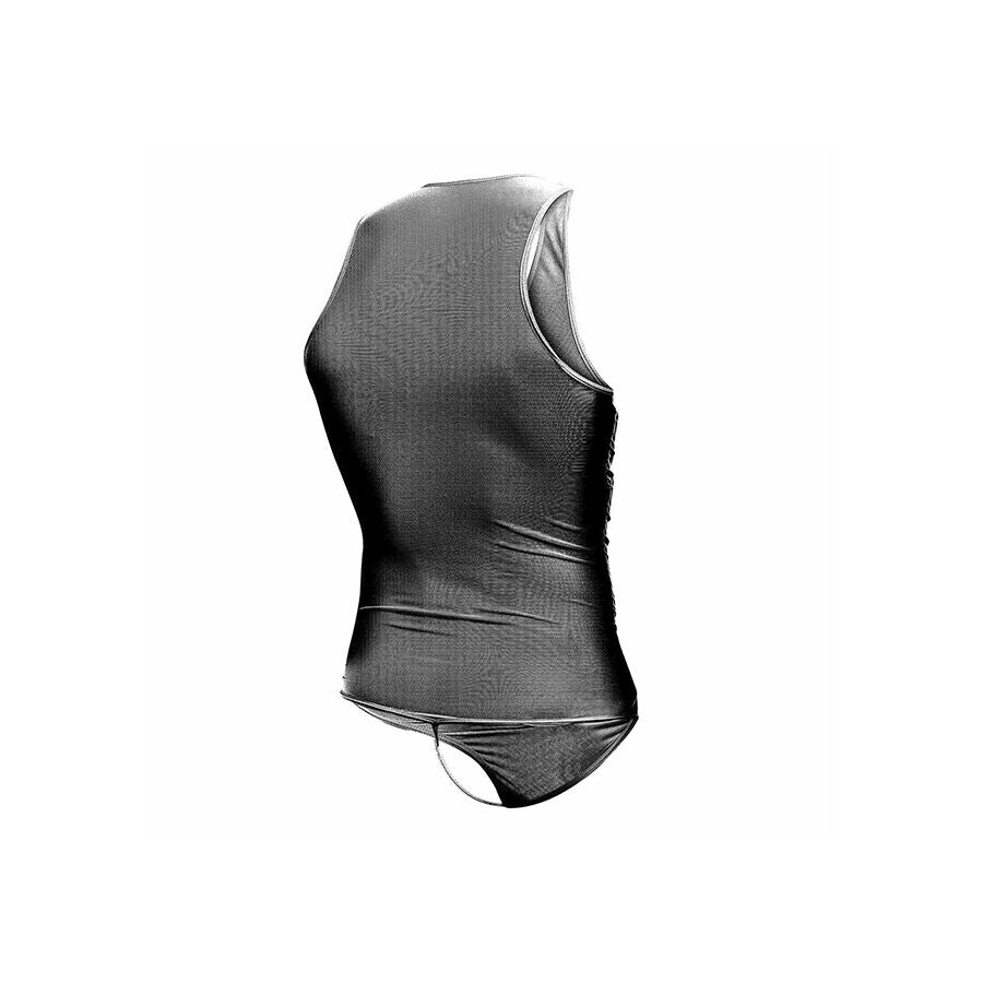 MOB - BODYSHEER PRETO TRANSPARENTE TAMANHO P/M