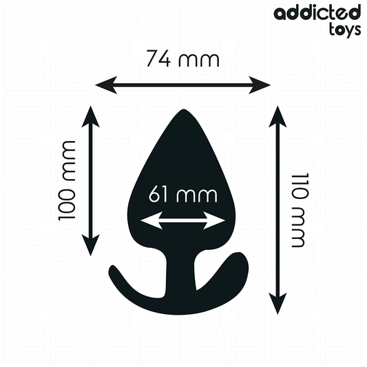 ADDICTED TOYS - PLUG ANAL TAMANHO XXL 11 CM