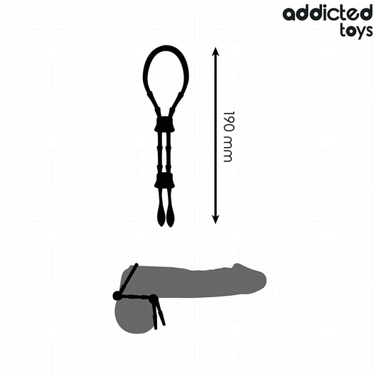 ADDICTED TOYS - CORDA DE SILICONE AJUSTÁVEL PARA O PÊNIS