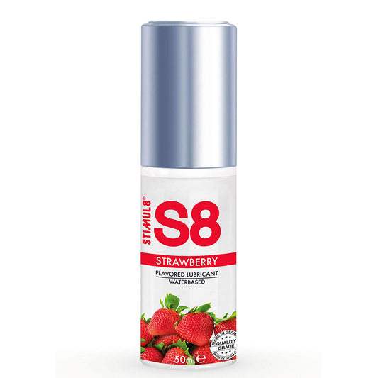 STIMUL8 - LUBRIFICANTE S8 MORANGO 50 ML