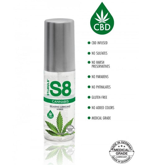 STIMUL8 - LUBRIFICANTE HÍBRIDO DE CANNABIS S8 50 ML