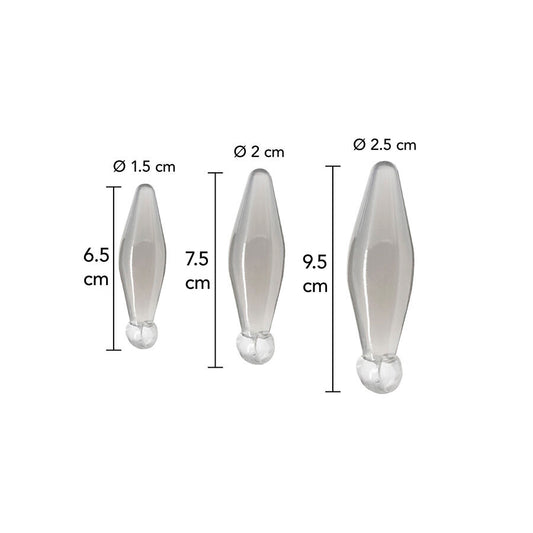 TOYJOY - ANAL PLAY FINGER RIMMER 3 PEÇAS TRANSPARENTE