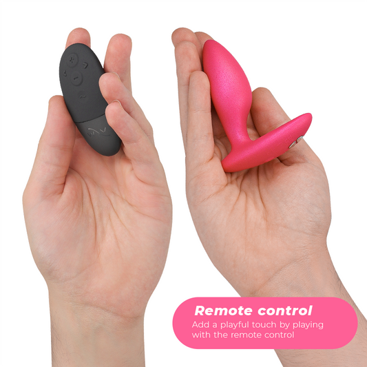 WE-VIBE - DITTO+ PLUG ANAL VIBRADOR ROSA