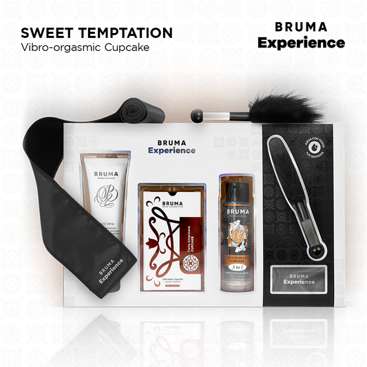BRUMA XPERIENCE - KIT DOCE TENTAÇÃO BOLO AMERICANO VIBRO-ORGÁSMICO