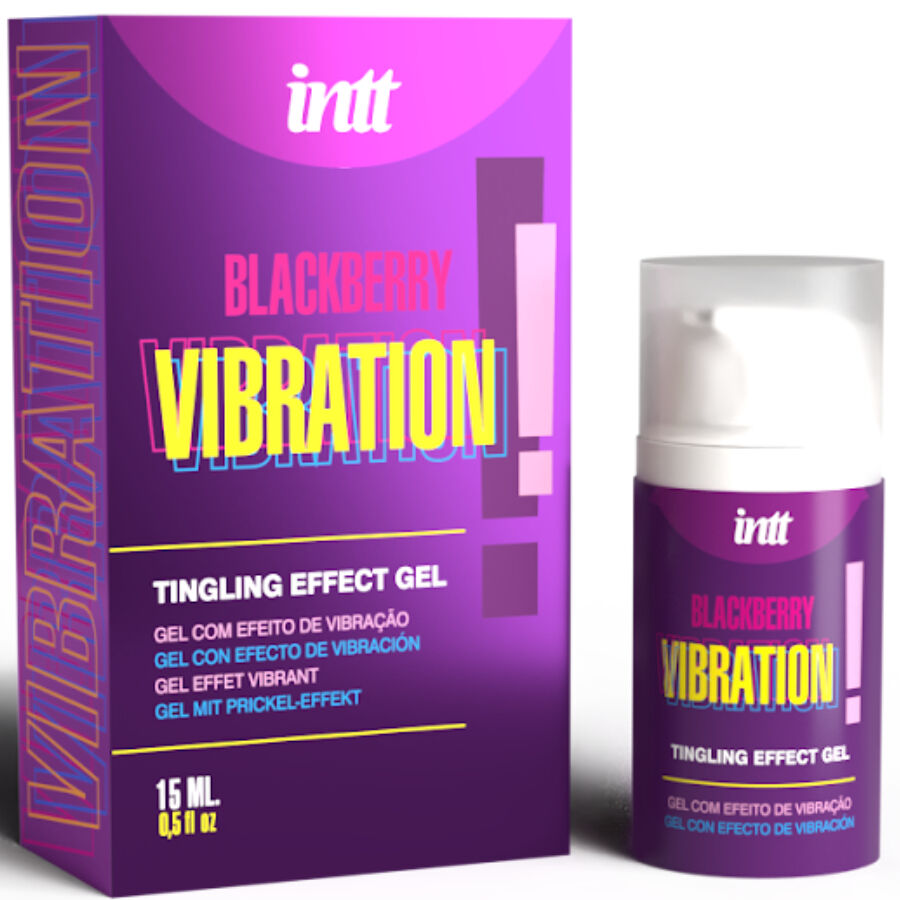 INTT RELEASES - GEL VIBRANTE LÍQUIDO SABOR AMORA 15 ML