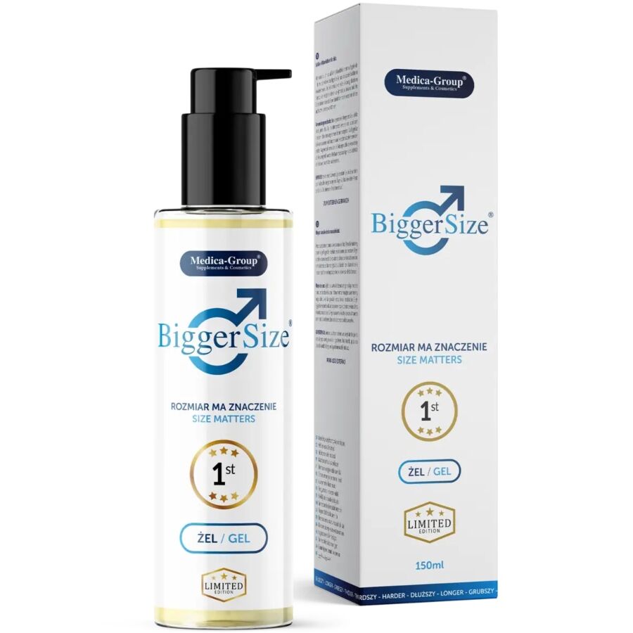 MEDICA GROUP - GEL ÍNTIMO DE TAMANHO MAIOR PARA HOMENS 150 ML