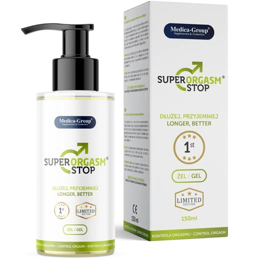MEDICA GROUP - SUPER ORGASM STOP GEL ÍNTIMO PARA HOMENS 150 ML