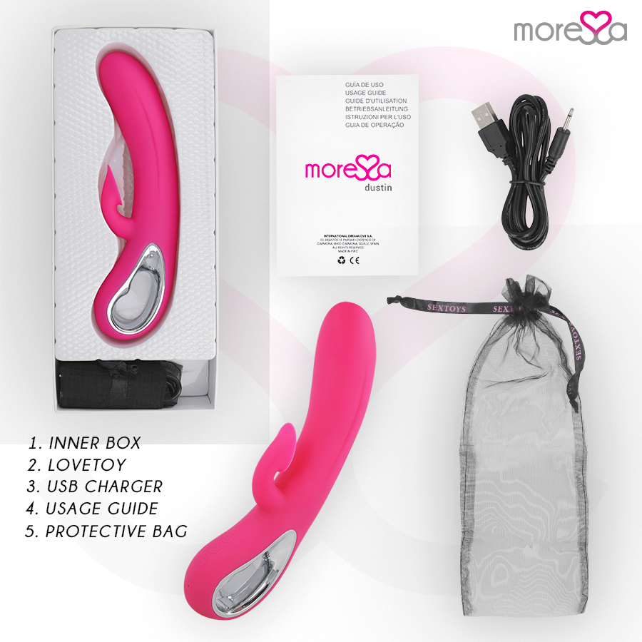 MORESSA - DUSTIN PREMIUM SILICONE RECARREGVEL