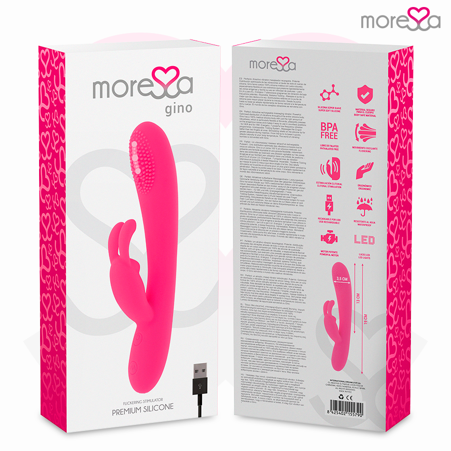 MORESSA - GINO PREMIUM SILICONE RECARREGVEL