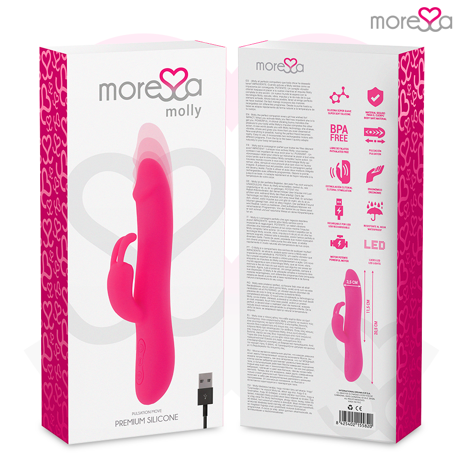 MORESSA - MOLLY PREMIUM SILICONE RECARREGVEL
