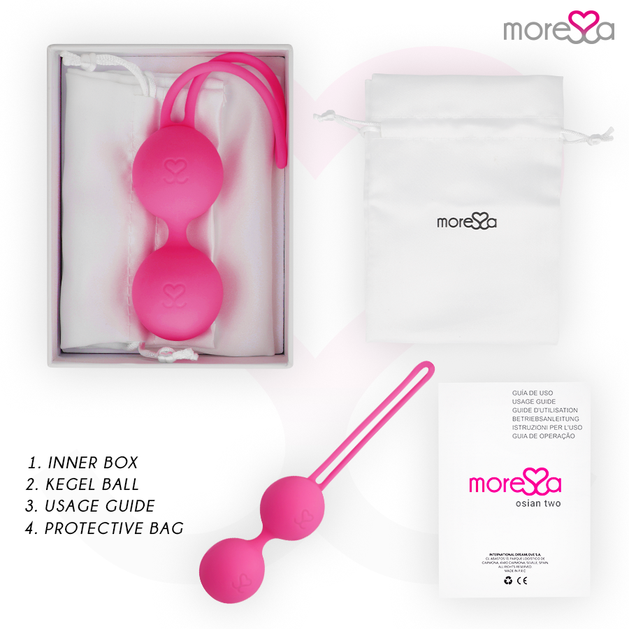 MORESSA - OSIAN DOIS SILICONE PREMIUM ROSA