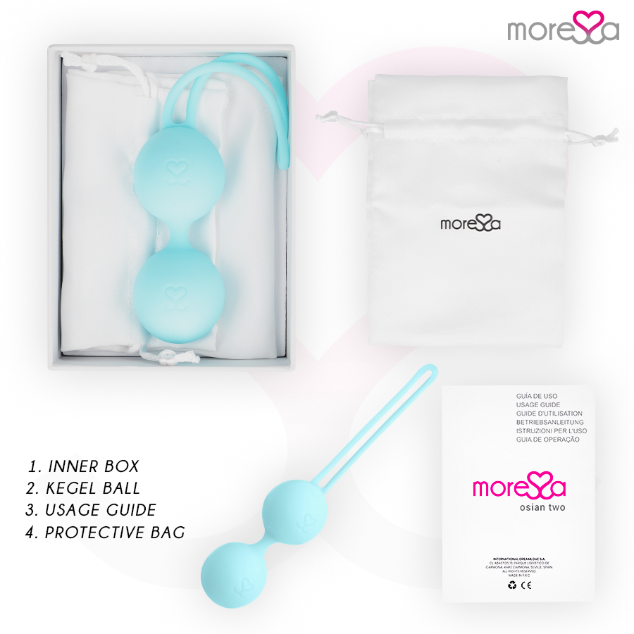 MORESSA - OSIAN DOIS SILICONE TURQUESA PREMIUM