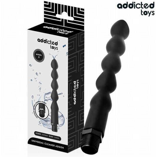 ADDICTED TOYS - LIMPADOR ANAL COM ADAPTADOR UNIVERSAL MODELO 6