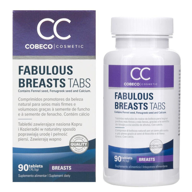 COBECO - CC FABULOUS BREASTS 90 TABS - ES - Infernum Store