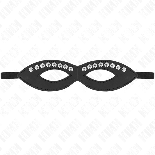 KINK - MÁSCARA DE OLHOS COM MINI REBITES MODELO 1 20,5 x 5,5 CM