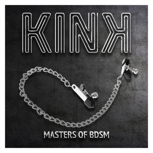 KINK - PINÇAS DE CORRENTE PLANA PRATA 34 CM