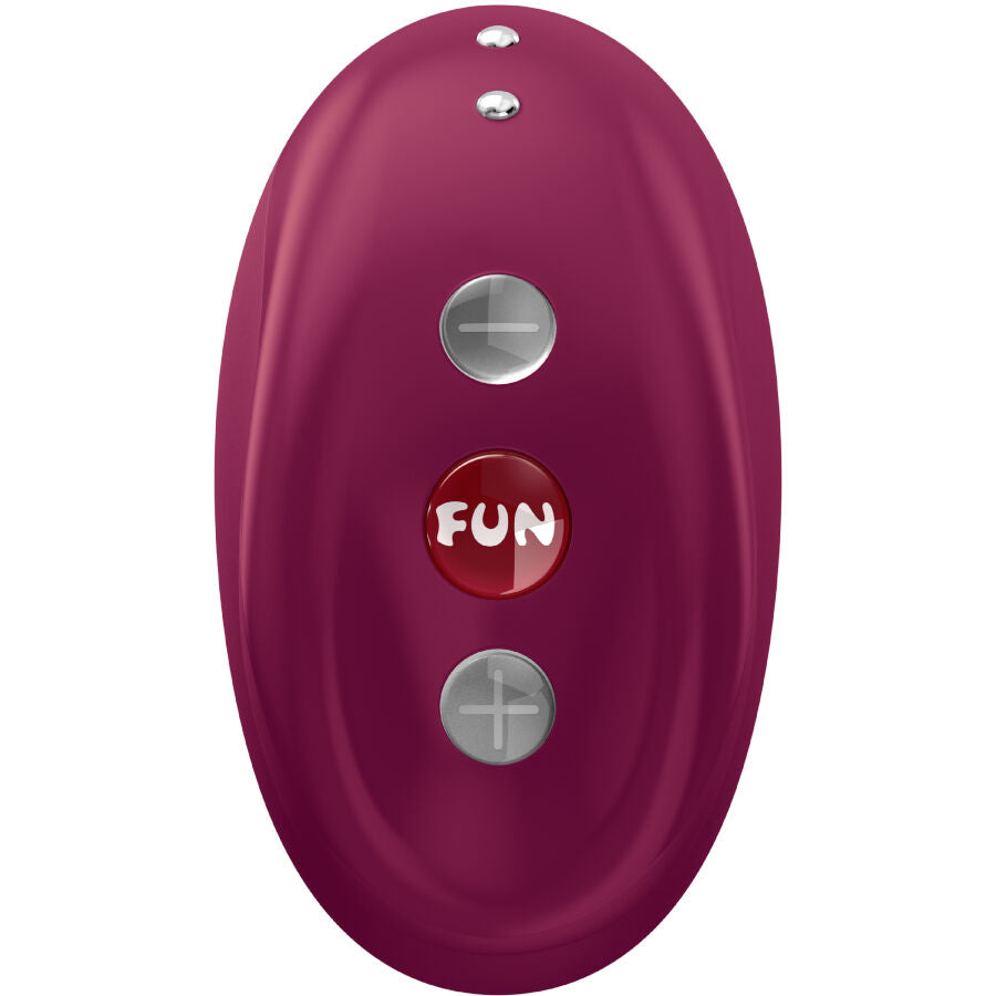 FUN FACTORY - VIBRADOR MEA AIR PULSE VERMELHO VINHO - Infernum Store