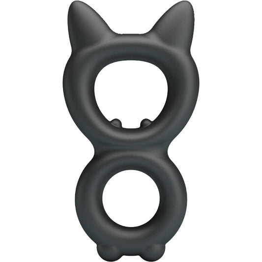 CRAZY BULL - ANEL DUPLO DE SILICONE TORAN MODELO 20