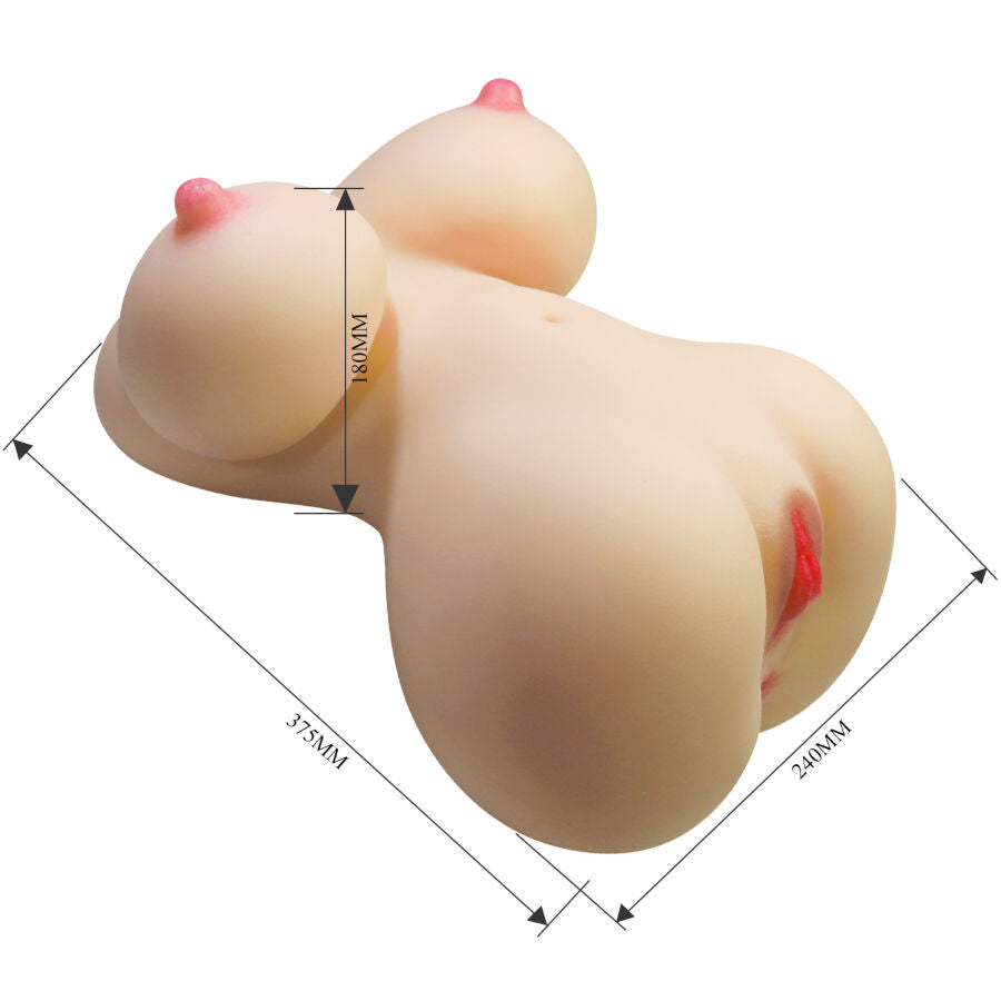 CRAZY BULL - FIONA TRONCO FEMININO REALISTA VAGINA E ANAL 7,1 KG