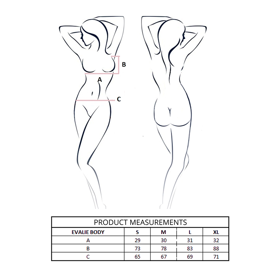 PASSION - EVALIE BODY VERMELHO L/XL