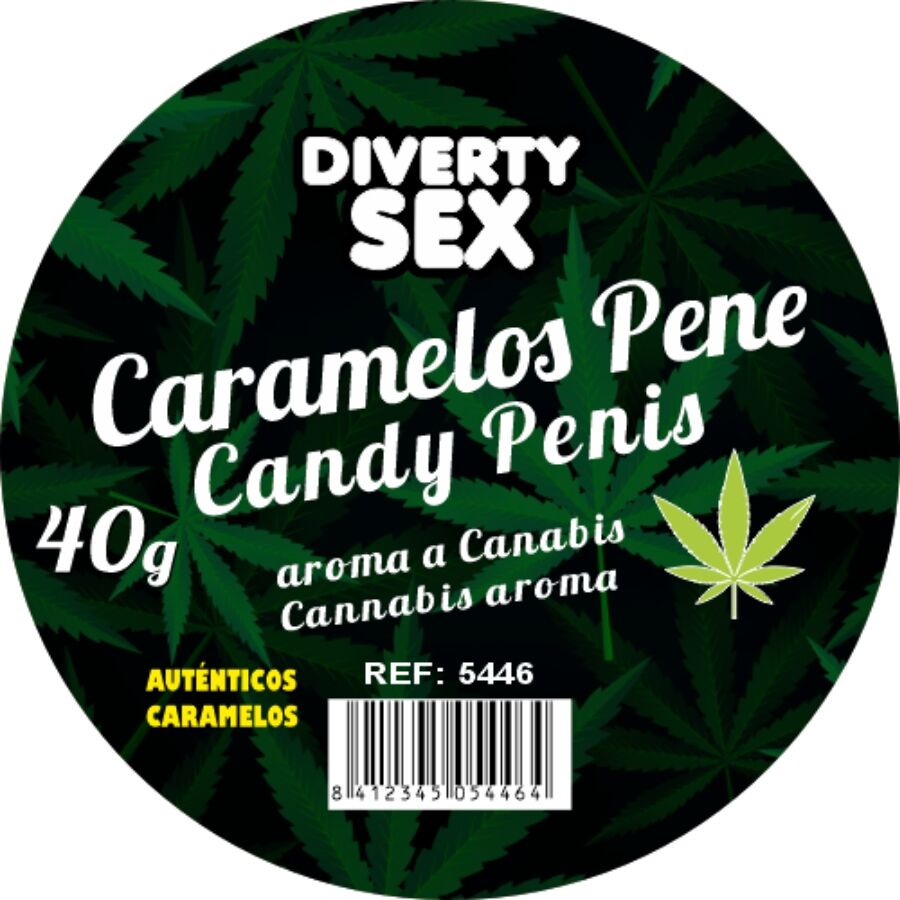 DIABLO GOLOSO - 20 PENIS CANDIES CANNABIS AROMA