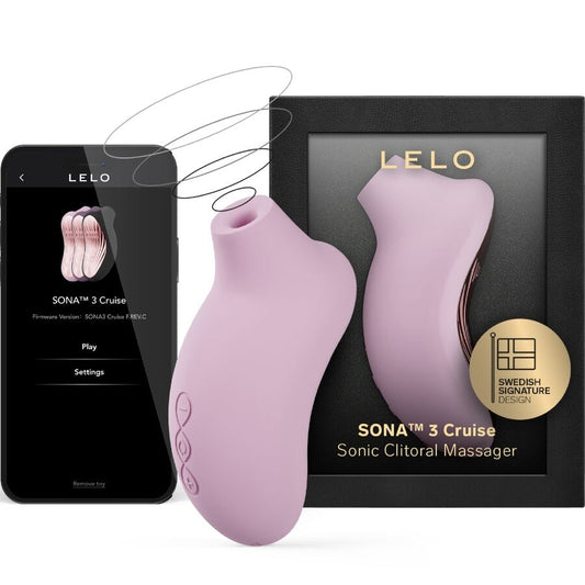 LELO - SONA 3 CRUISE MASSAGEADOR CLITÓRICO SÔNICO ROSA CLARO