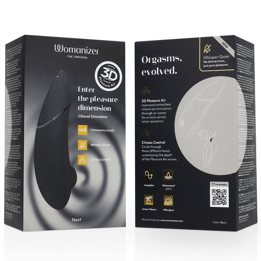WOMANIZER - PRÓXIMO ESTIMULADOR CLITORIAL PRETO