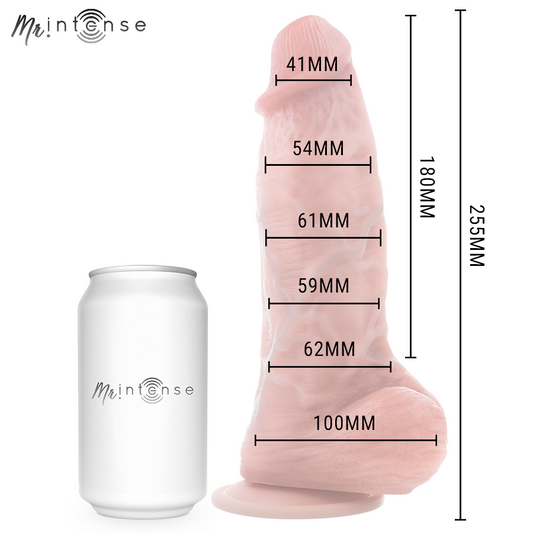 MR INTENSE - SPENCER PÊNIS GRANDE ULTRARREALISTA COM TESTÍCULOS 25,5 CM