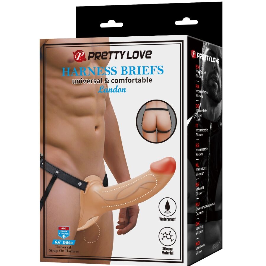PRETTY LOVE - LANDON, VIBRATÓRIO DE PELE CLARA - Infernum Store