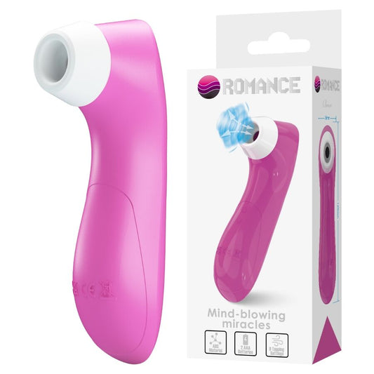 ROMANCE - DISPOSITIVO DE SUCÇÃO CLITORIAL COM TECNOLOGIA DE PULSAÇÃO ROSA - Infernum Store