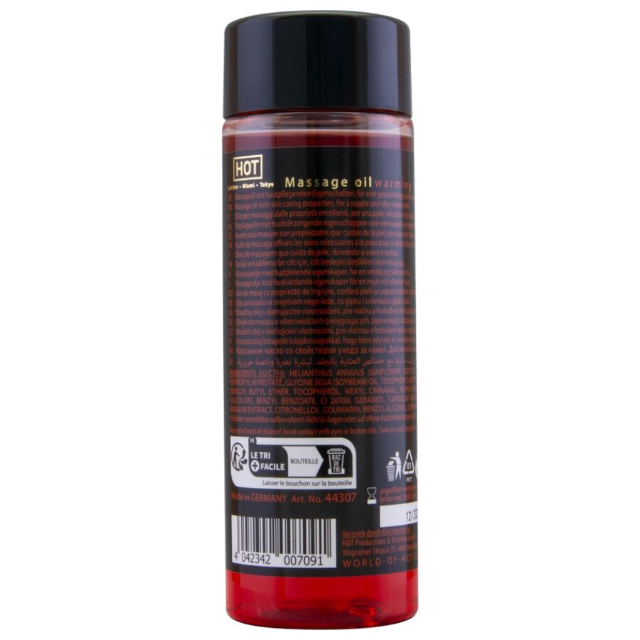 HOT - ÓLEO DE MASSAGEM AQUECEDOR 100 ML - Infernum Store