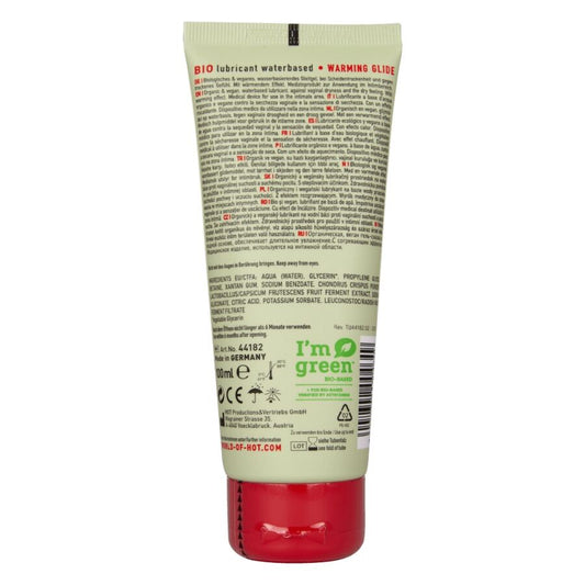 HOT - BIOLUBRIFICANTE À BASE DE ÁGUA COM AQUECIMENTO 100 ML - Infernum Store