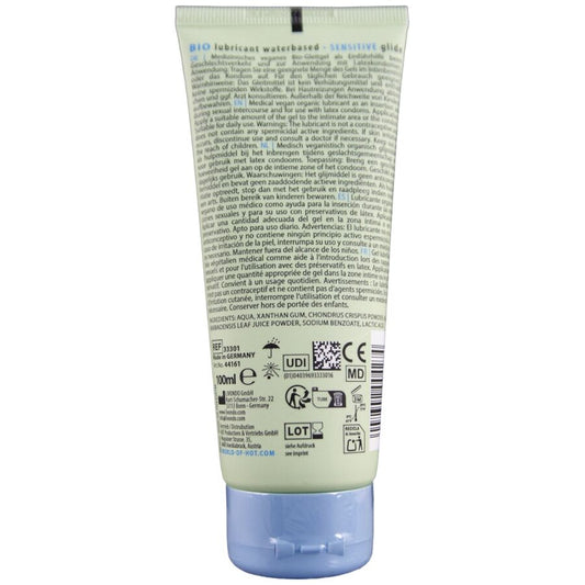 HOT - BIO LUBRIFICANTE À BASE ÁGUA SENSITIV 100 ML - Infernum Store