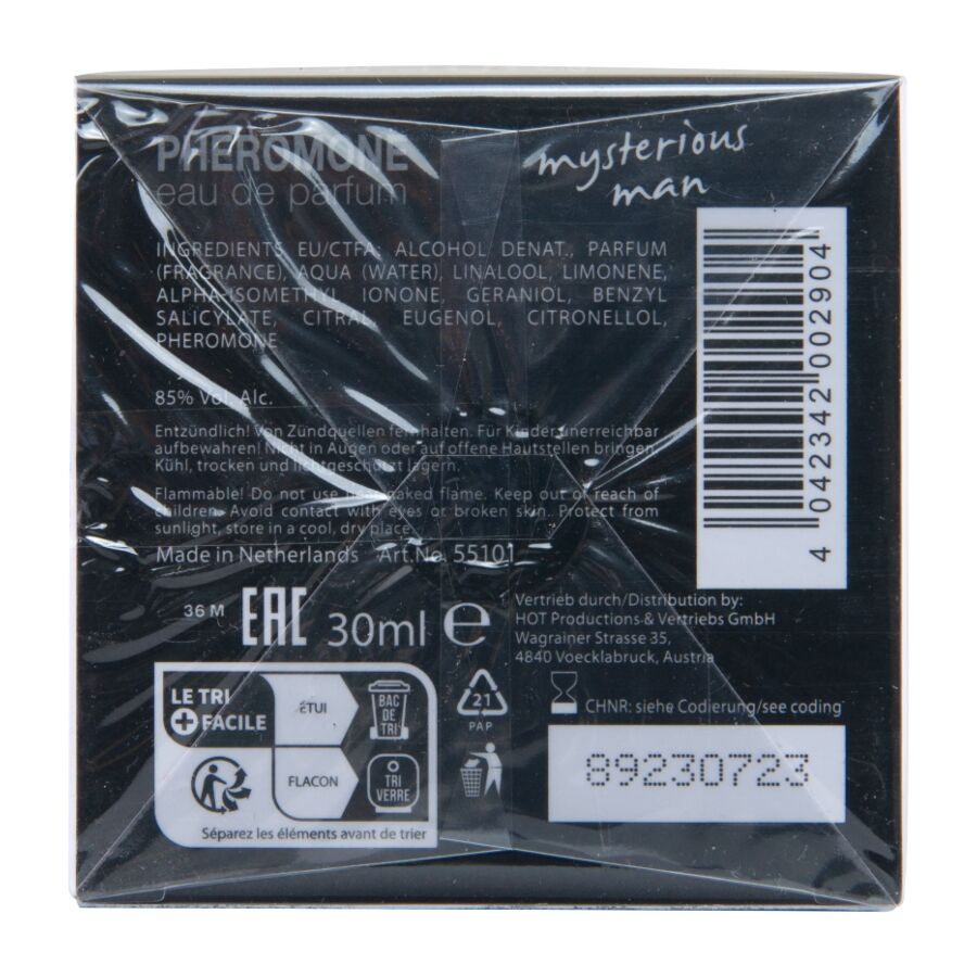 HOT - PERFUME DE FEROMÔNIOS LONDRES HOMEM MISTERIOSO 30 ML - Infernum Store