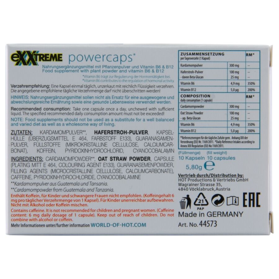 HOT - EXXTREME CAPACITORES DE POTÊNCIA MAN 10 UNIDADES - Infernum Store