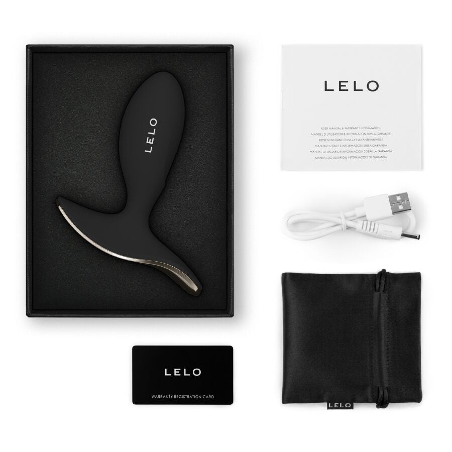 LELO - SURFER 2 PLUG VIBRATÓRIO ANAL UNISSEX PRETO - Infernum Store