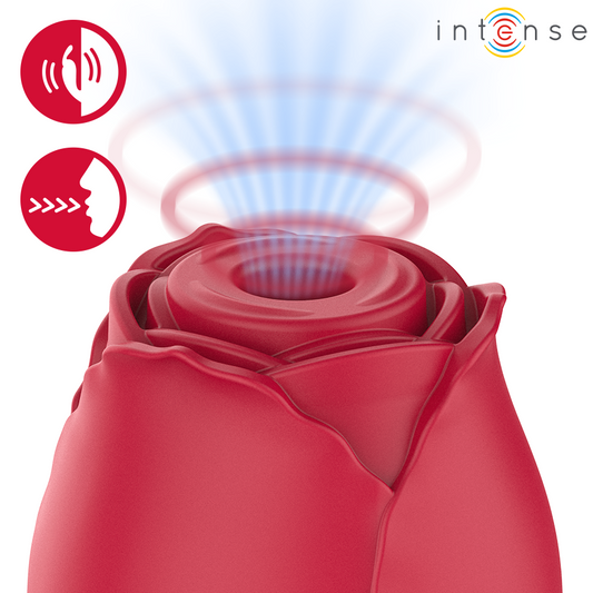INTENSE - CAMELLIA SUCÇÃO CLITORIAL ROSE BY WAVES BORDEAUX - Infernum Store