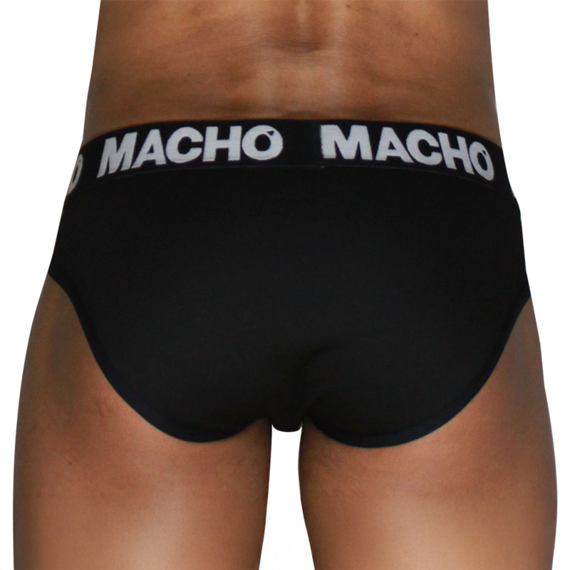 MACHO - MCH007 SLIP CLÁSSICO PRETO + PRETO S - Infernum Store