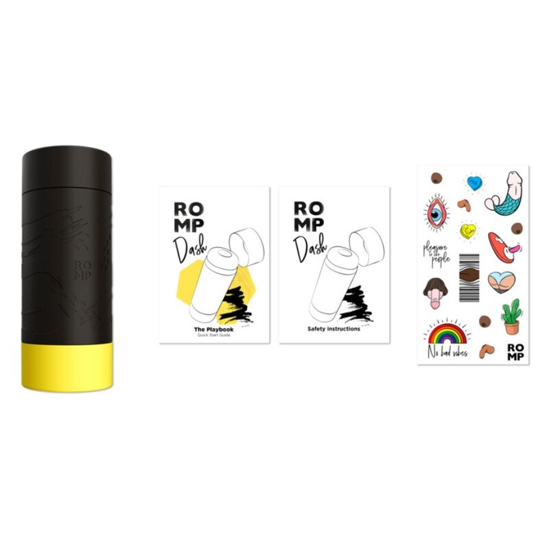ROMP - DASH MASTURBADOR MASCULINO COM CONTROLE DE SUCÇÃO 20 CM - Infernum Store