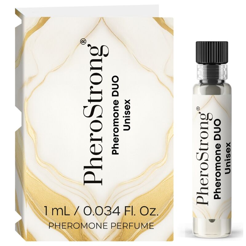 PHEROSTRONG - DUO PERFUME UNISSEX COM FEROMÔNIOS 1 ML - Infernum Store