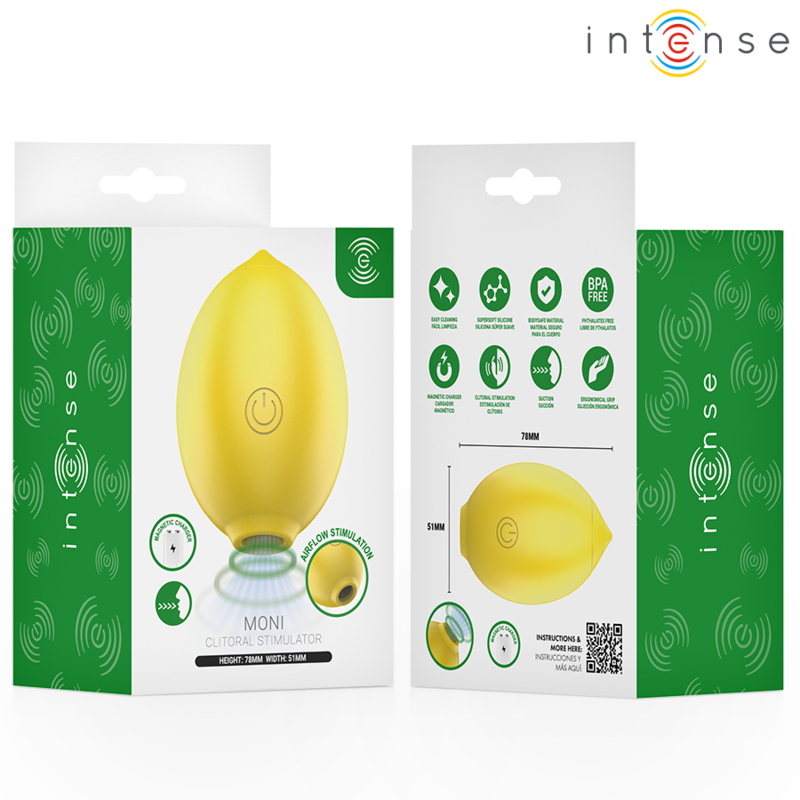 INTENSE - MONI LEMON ESTIMULADOR DE SUCÇÃO DO CLITÓRIS - Infernum Store