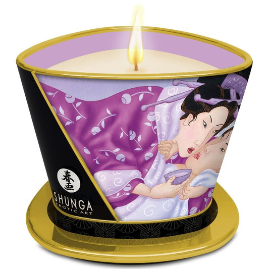 SHUNGA - VELA DE MASSAGEM LAVANDA 170 ML - Infernum Store