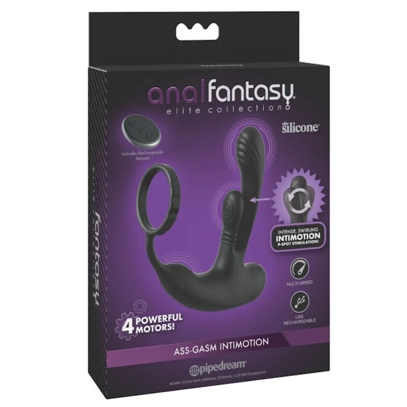 ANAL FANTASY ELITE - ESTIMULADOR ANAL E PERINEAL RECARREGÁVEL PARA INTIMIDAÇÃO E ORGASMO ANAL - Infernum Store