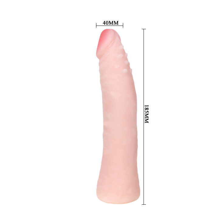 BAILE - DILDO DE SILICONE REALISTIC SKIN TOUCH 19 CM COR DA CAIXA ALEATÓRIA - Infernum Store