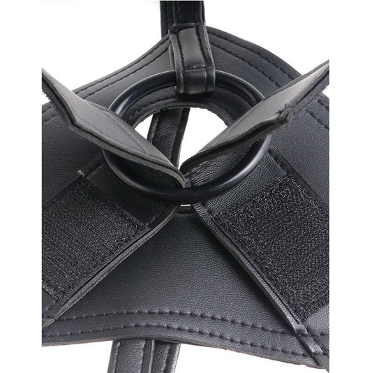 KING COCK - HARNESS COM PÊNIS NATURAL REALISTA 22,9 CM - Infernum Store
