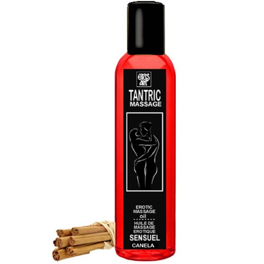 EROS-ART - ÓLEO DE MASSAGEM TNTRICA NATURAL E CANELA AFRODISÍACA 200 ML - Infernum Store